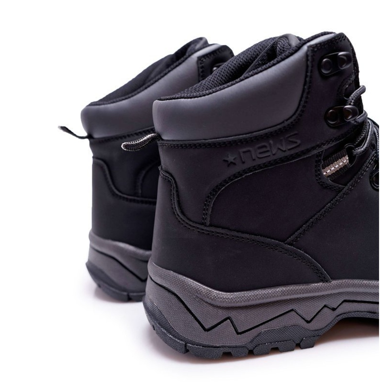 EVE Scarpe Trekking Uomo Nere Calde Derex nero 1