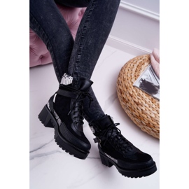SEA Stivali Alti Donna Snake Nero Nemtere 2