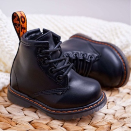 FRROCK Stivali da bambino neri Goopy caldi con cerniera nero 2