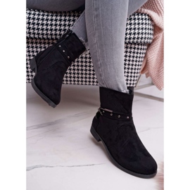 BUGO Stivali Donna Tacco Piatto Warm Black Verte nero 2