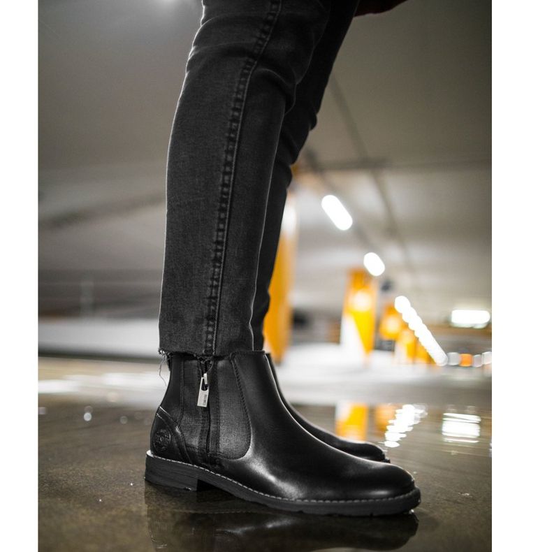 Stivali Uomo Pelle Big Star Nero EE174287 1