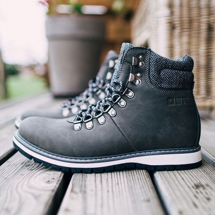 Stivali da uomo Trappers Big Star Grey EE174405 grigio 2