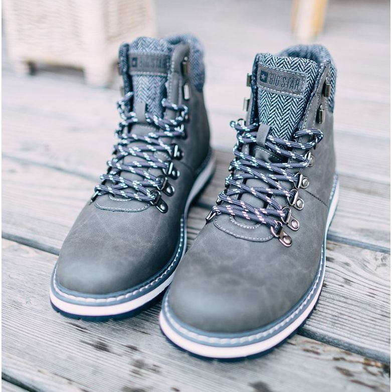 Stivali da uomo Trappers Big Star Grey EE174405 grigio 1