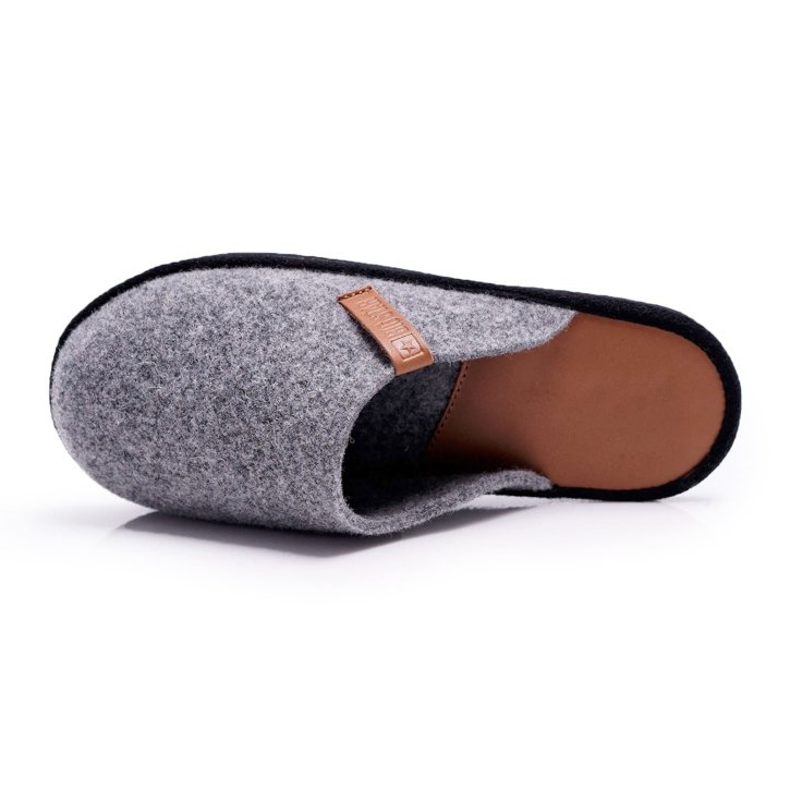 Pantofole da casa da uomo Big Star Grigie D167177A grigio 2