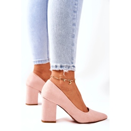 SEA Décolleté Con Tacco Donna Camoscio Beige Florena 1