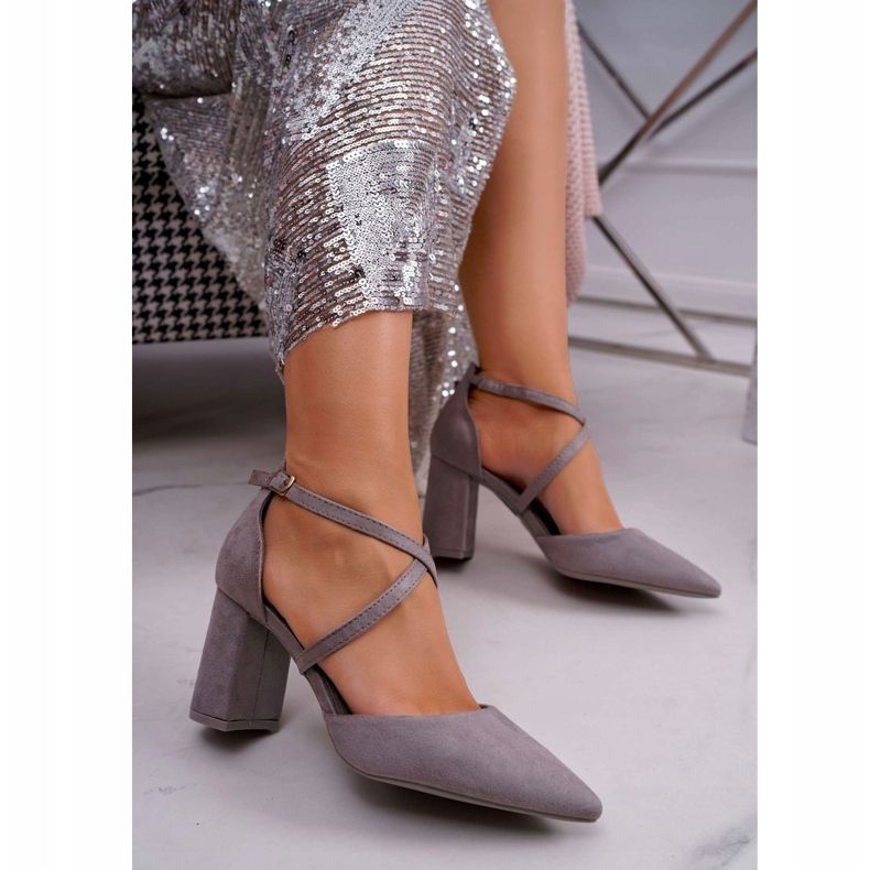PS1 Décolleté da donna con tacco in Spitz Grey Future grigio 1