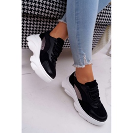 SEA Scarpe Sportive da Donna Suola Spessa Nero Cardamon 2
