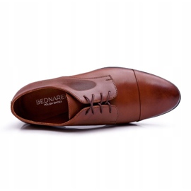 Scarpe brogue da uomo Elegant Leather Bednarek Brown Dawidos marrone 1