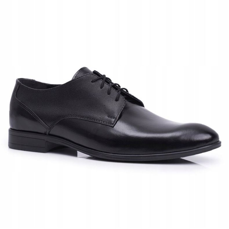 Bednarek Polish Shoes Scarpe brogue da uomo Elegant Bednarek Leather Black Jantar nero 1