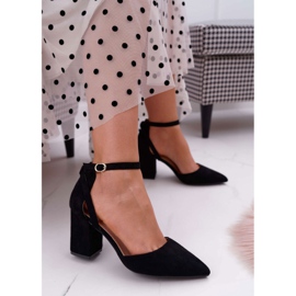 SEA Décolleté con tacco da donna in Spitz Black Samantha nero 1