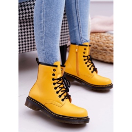SEA Stivali da donna Trappers Yellow Gangsta giallo 1