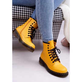 SEA Stivali da donna Trappers Yellow Gangsta giallo 2