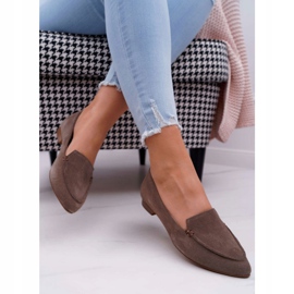 Nicole Mocassini Donna Mocassini Pelle Scamosciata Cappuccino Homny beige 2