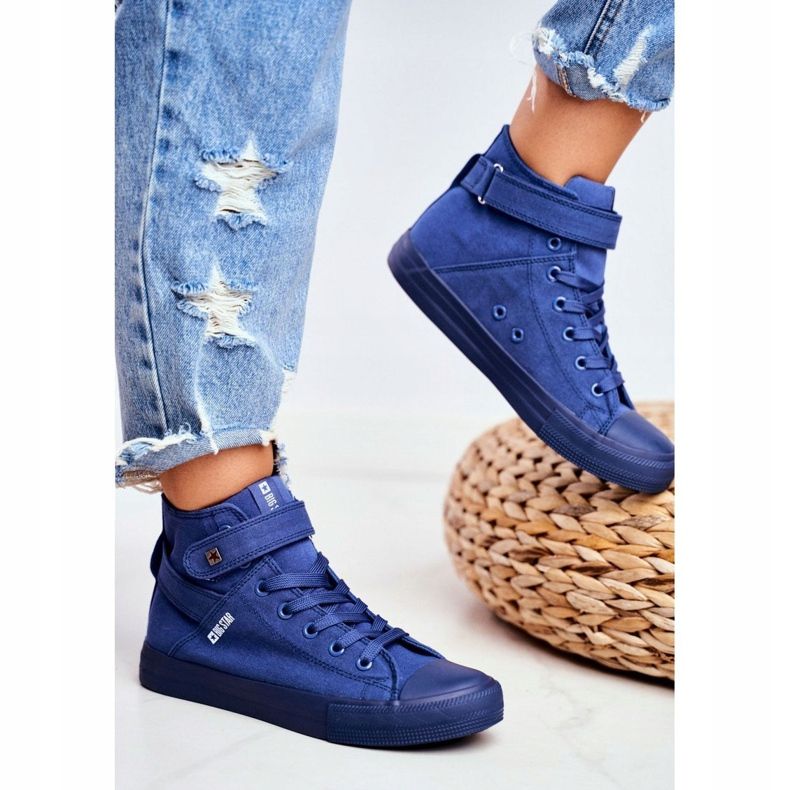 Sneakers Donna Big Star Blu FF274584 1