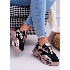 Scarpe Sportive da Donna Big Star di Daniel Lopez Nere e Oro FF274A528 nero giallo 2