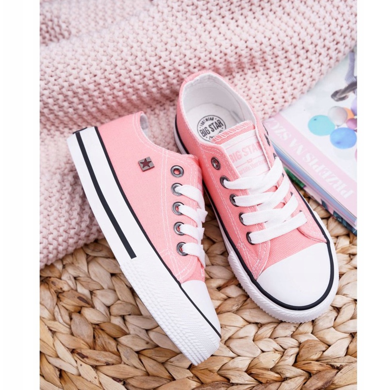 Sneakers Bambini Big Star Salmone FF374204 ['rosa'] rosa 2