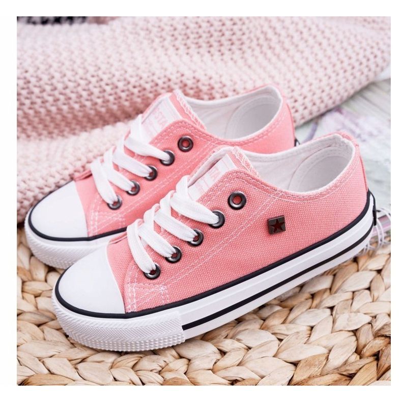 Sneakers Bambini Big Star Salmone FF374204 ['rosa'] rosa 1