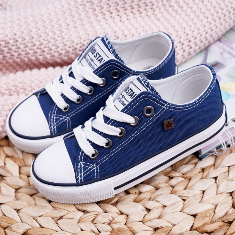 Sneakers per bambini Big Star Navy Blue FF374202 2