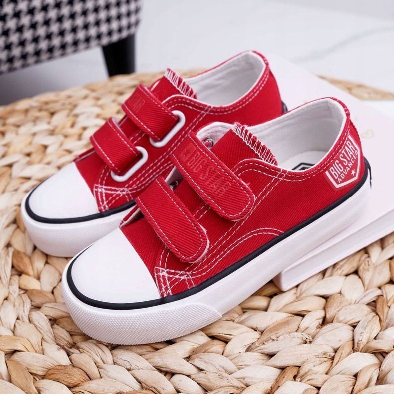 Sneakers Bambini Big Star Con Velcro Rosse FF374063 rosso 1