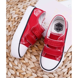 Sneakers Bambini Big Star Con Velcro Rosse FF374063 rosso 2