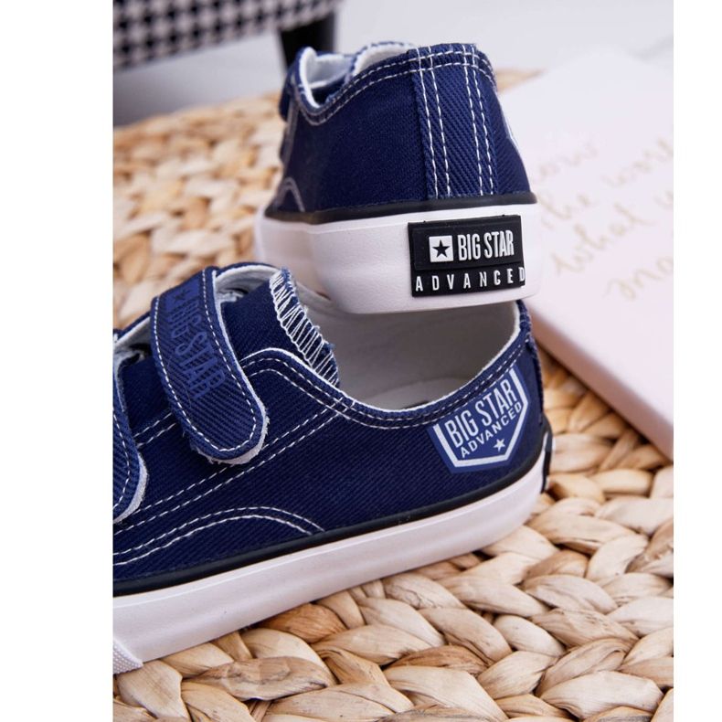 Sneakers Bambini Big Star Con Velcro Blu Navy FF374064 2