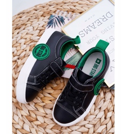 Scarpe Bambini Sneakers Big Star Con Velcro Nero FF374087 2
