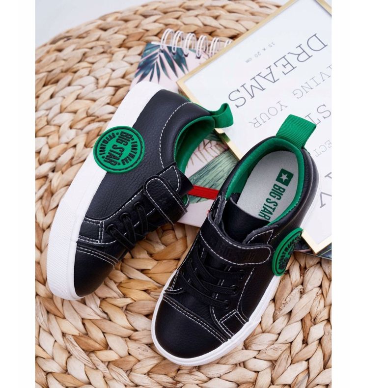 Scarpe Bambini Sneakers Big Star Con Velcro Nero FF374087 2