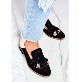 Scarpe brogue da donna Maciejka Mocassini in pelle Nere 04484-01 / 00-5 nero 1