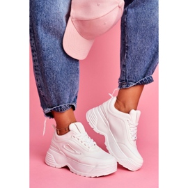 SEA Scarpe sportive da donna con suola alta rosa più forte 2