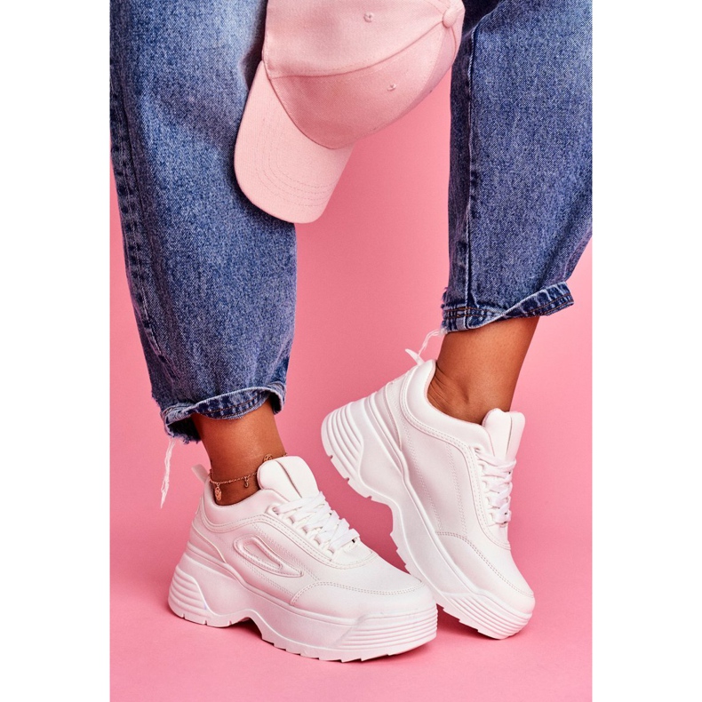 SEA Scarpe sportive da donna con suola alta rosa più forte 2