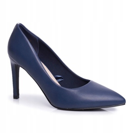 Vinceza Classici tacchi alti da donna blu navy Marinne 1