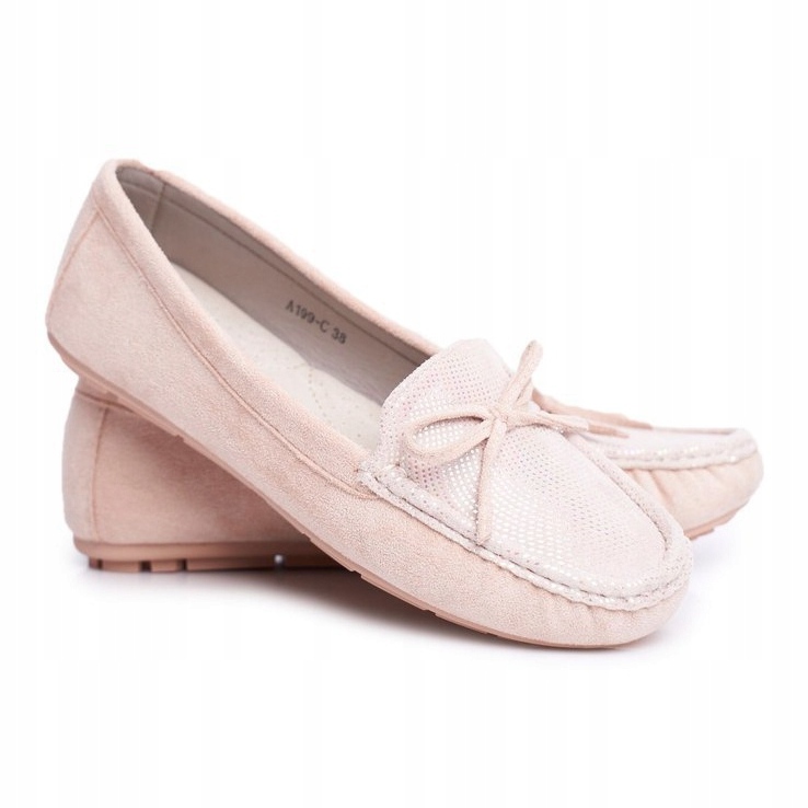 Mocassini Donna Suede S.Barski A199 Beige Wannabe 1