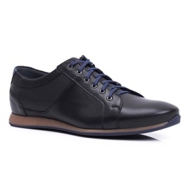 Scarpe Brogue Uomo Casual Nikopol Pelle Nere 1730 nero 1