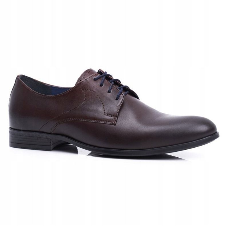 Scarpe Brogue Uomo Casual Nikopol Pelle Marrone 1735 1