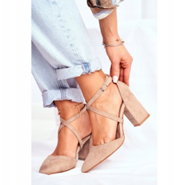 PS1 Décolleté Da Donna Con Tacco In Spitz Beige Traffic 1