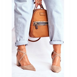 PS1 Décolleté Da Donna Con Tacco In Spitz Beige Traffic 2