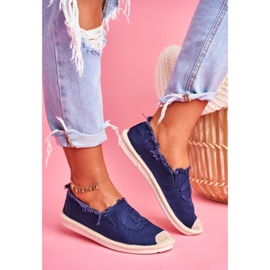 SEA Espadrillas da donna Navy Blue Flaure blu navy 1