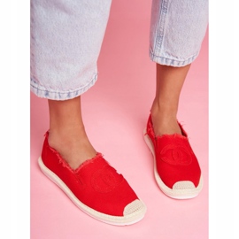 PS1 Espadrillas da donna Red Flaure rosso 2