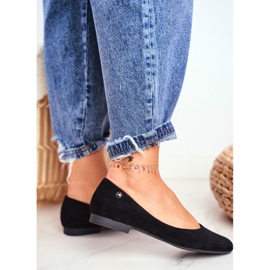 Ballerine in camoscio da donna Sergio Leone BL611 Nemsis Nere nero 2