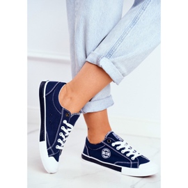 Sneakers da donna Big Star Navy Blue FF274229 blu navy 2