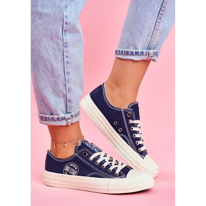 Sneakers da donna Big Star Navy Blue FF274125 blu navy 1