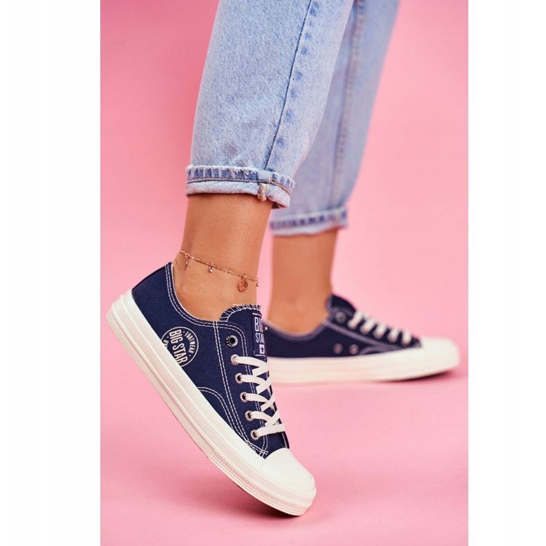 Sneakers da donna Big Star Navy Blue FF274125 blu navy 2