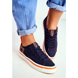Sneakers da donna Big Star Navy Blue FF274A070 blu navy 2