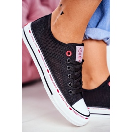 Sneakers Donna Cross Jeans Rete Nera FF2R4015C nero 2