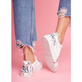 Sneakers Donna Pelle bianca GOE FF2N3027 2