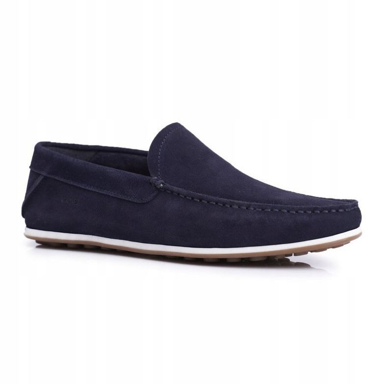 Mocassini Uomo GOE Navy Blue Nabuk FF1N3059 blu navy 1