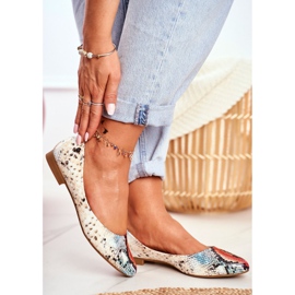 Ballerine da donna Sergio Leone Red Snake BL611 Nemsis rosso multicolore 1
