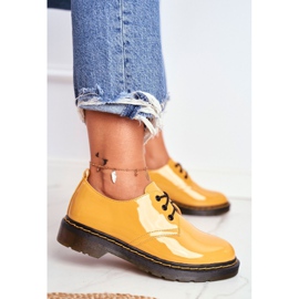SEA Scarpe Brogue da Donna Laccate Gialle Do It Better! giallo 1