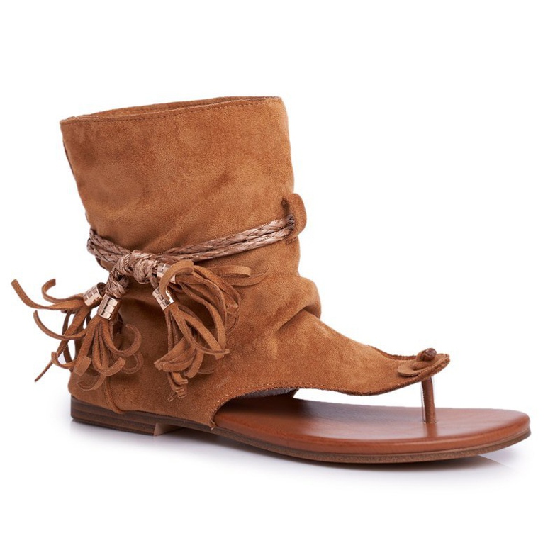 SEA Sandali Donna Infradito Con Cammello SL1011 Madrit marrone 1
