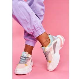 PS1 Scarpe sportive da donna Pinner rosa colorato bianco multicolore 1